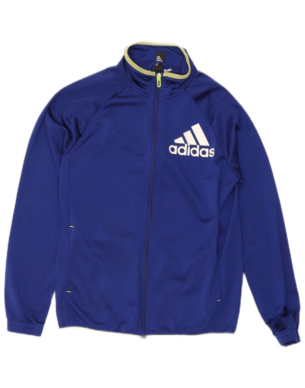 Adidas Boys Graphic αθλητική φόρμα Top Jacket 13-14 Years Blue