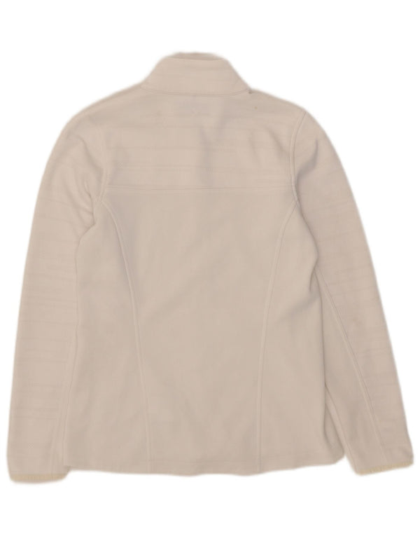 Γυναικεία φόρμα Nike Therma-Fit Top Jacket UK 12 Μεσαίο λευκό πολυεστέρας