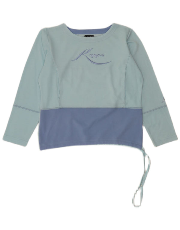 Kappa Girls Graphic Top μακρυμάνικο 13-14 ετών 2XL μπλε χρώμα