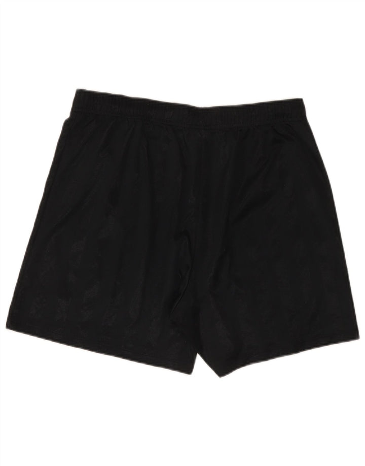Ανδρικό αθλητικό σορτς Nike Dri Fit, μεσαίο μαύρο ριγέ πολυεστέρα