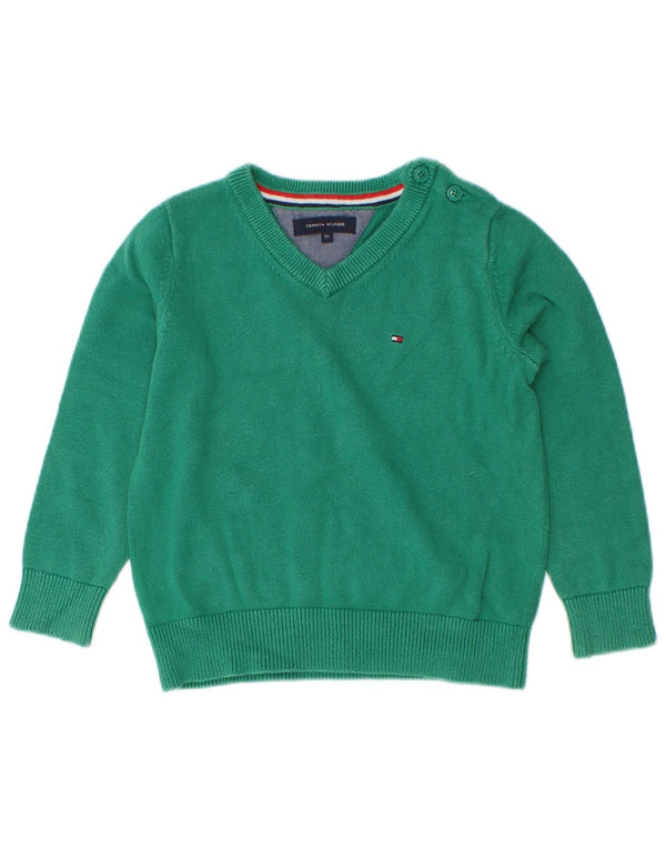 Tommy Hilfiger Baby Boys Jumper πουλόβερ 12-18 μηνών πράσινο