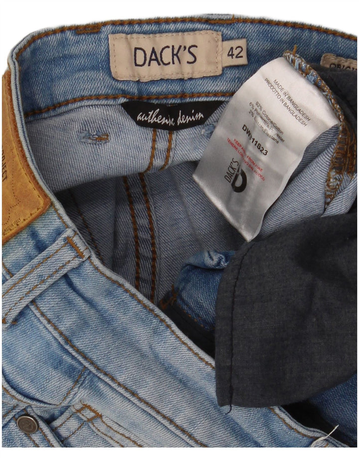 Dack's Γυναικείο Skinny Jeans IT 42 Medium W28 L26 Μπλε βαμβακερό