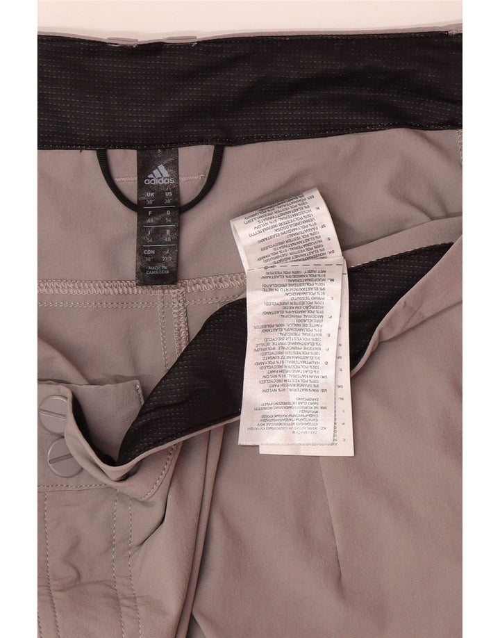 Ανδρικό σορτς ADIDAS Casual W38 XL Γκρι νάιλον