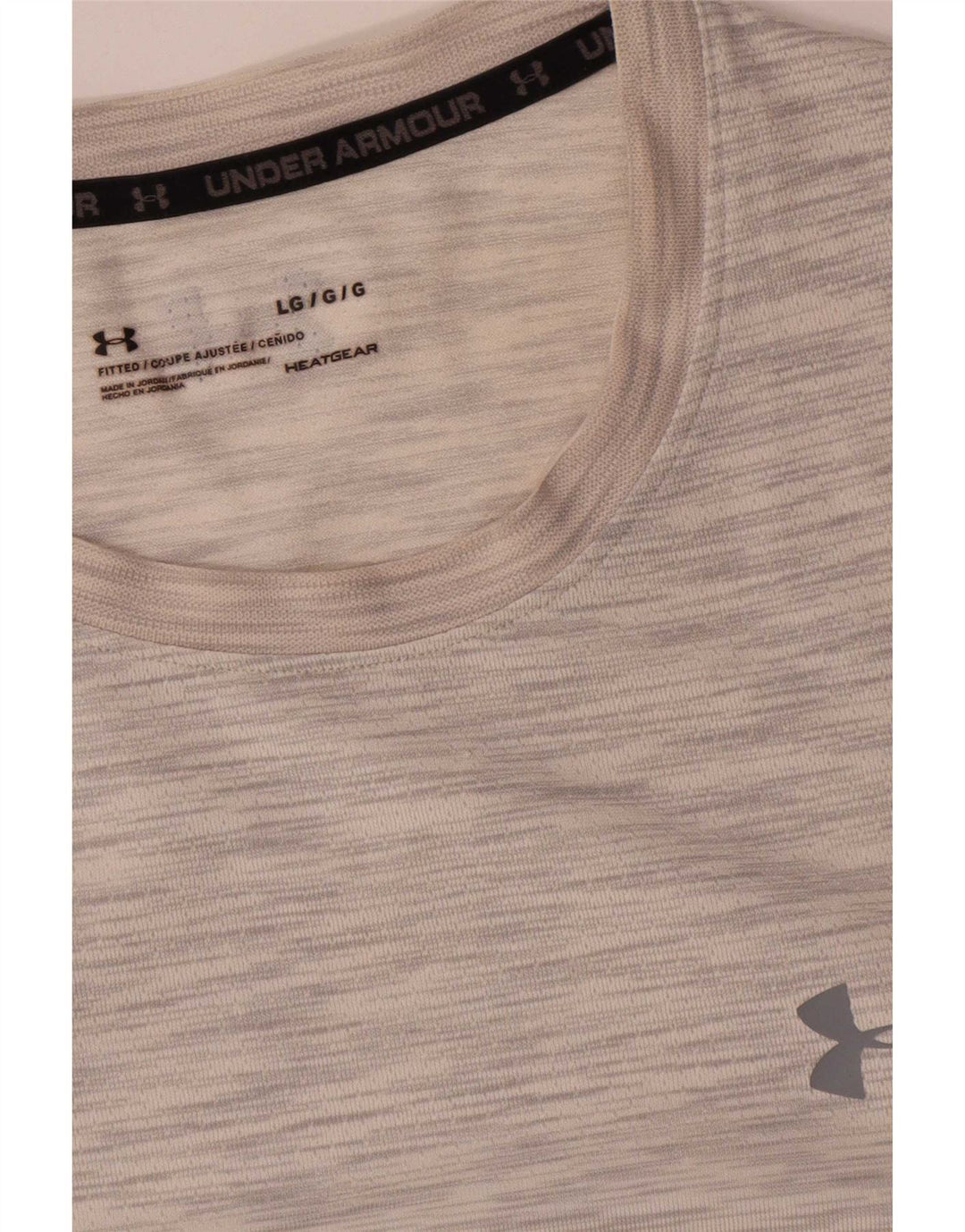 Under Armour Ανδρικό Heat Gear Top Μακρυμάνικο Μεγάλο Γκρι Flecked