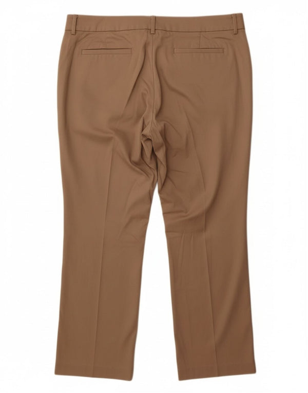 Lee Γυναικείο ίσιο ίσιο παντελόνι US 18 2XL W40 L29 Μπεζ