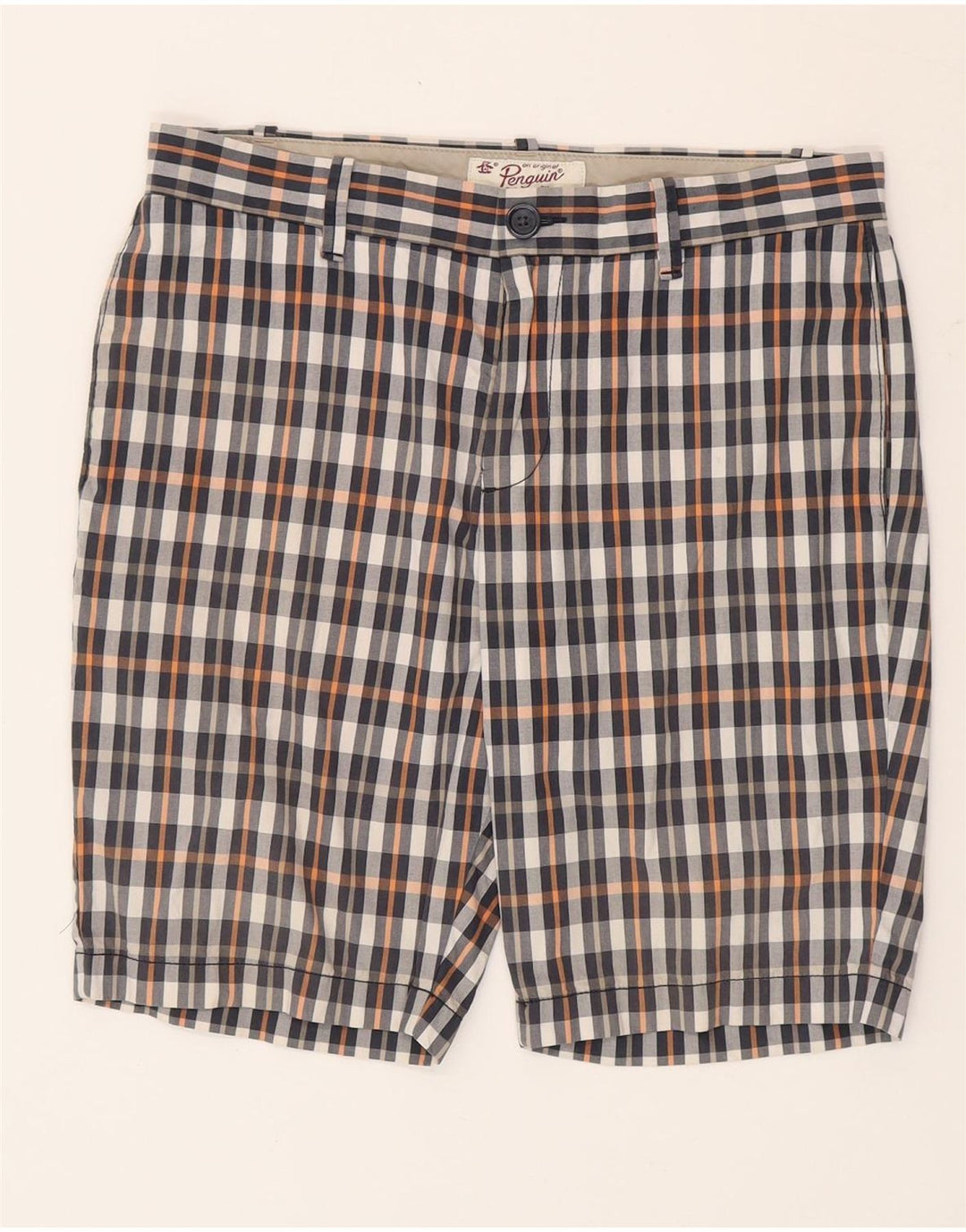 Ανδρικό σορτς Chino Penguin W32, μεσαίο πολύχρωμο βαμβακερό