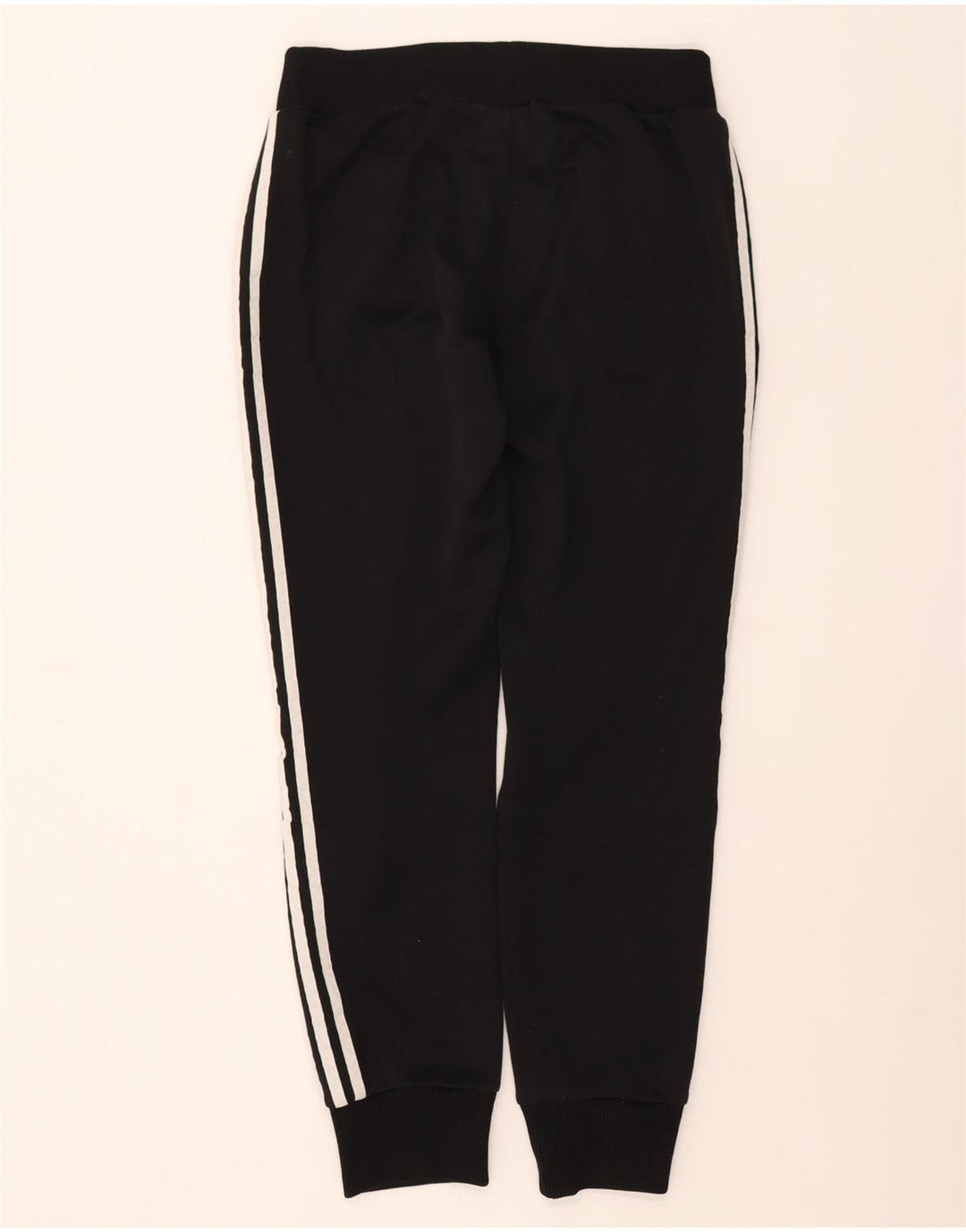 Γυναικεία αθλητική φόρμα Adidas Παντελόνι Joggers UK 12 μεσαίο μαύρο πολυεστέρα