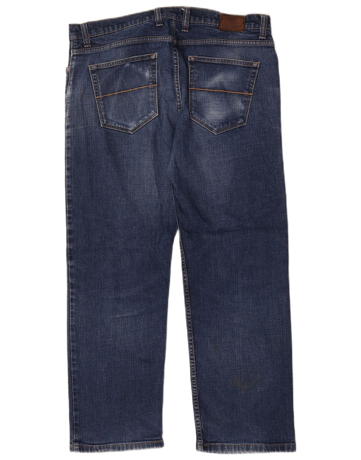 Marks & Spencer Ανδρικό Τζιν Μπλε Harbor Straight W38 L29 Μπλε βαμβακερό