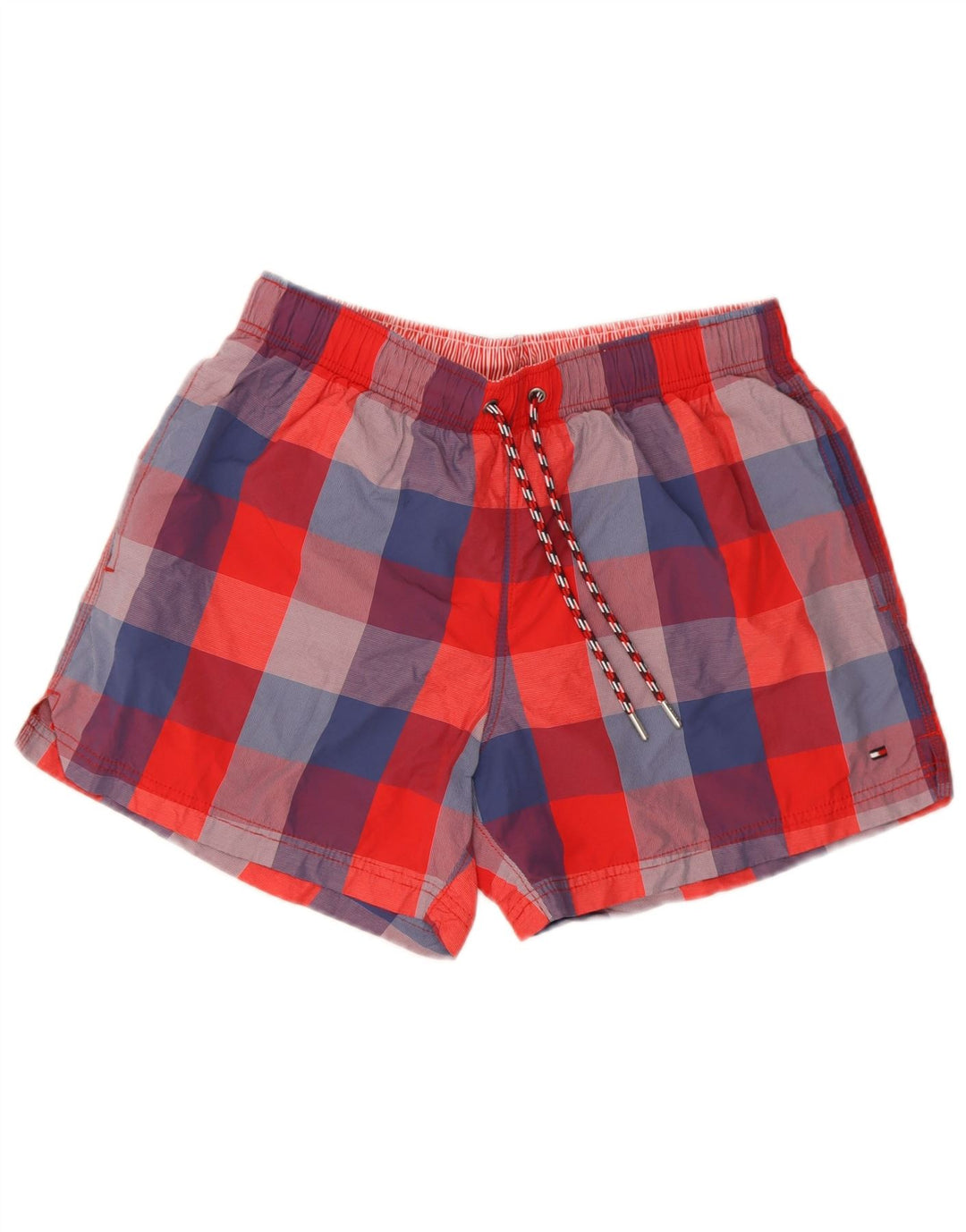 Ανδρικό σορτς κολύμβησης Tommy Hilfiger, μεσαίο κόκκινο νάιλον
