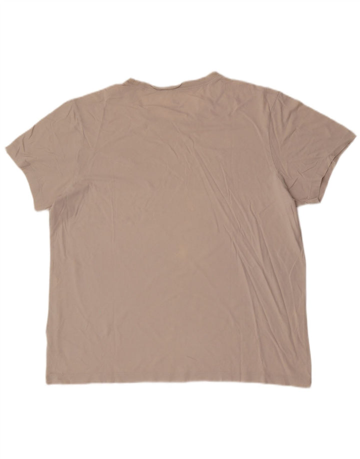 Ανδρικό T-Shirt Nike τοπ μεγάλο μπεζ βαμβακερό
