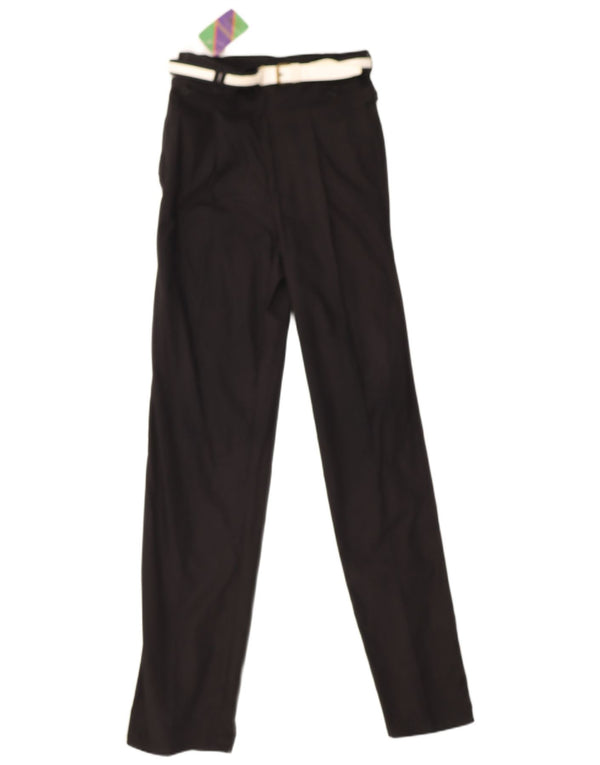 Wampum Γυναικείο Slim Casual Παντελόνι IT 44 Medium W28 L34 Μαύρο βαμβακερό