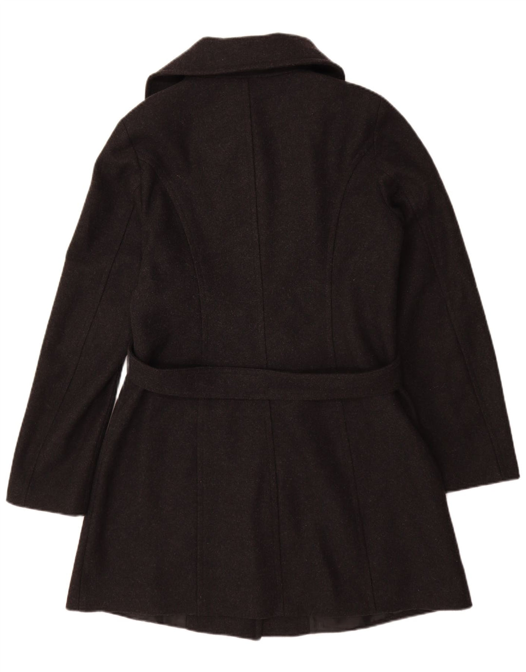 BENETTON Γυναικείο Παλτό IT 46 Μεγάλο Γκρι Μαλλί