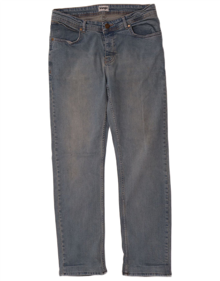 Ανδρικό τζιν Wrangler ίσιο W34 L31 Μπλε βαμβακερό