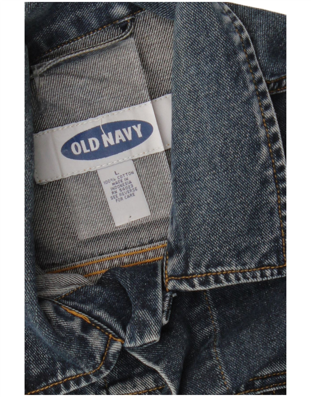OLD NAVY Ανδρικό Τζιν Μπουφάν UK 40 Μεγάλο Βαμβακερό Navy Blue