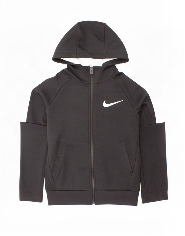 Πουλόβερ Nike Boys Zip Hoodie 3-4 Years XS Black Colorblock Polyester