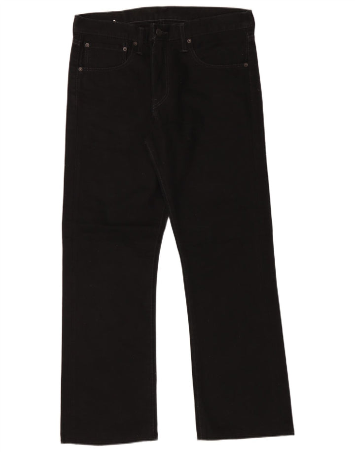 Ανδρικό τζιν Levi's Bootcut W34 L30 μαύρο βαμβακερό