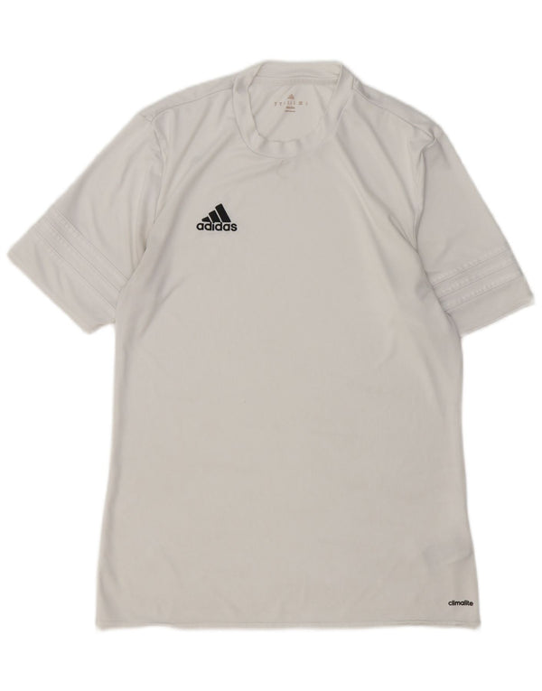 Ανδρικό T-Shirt Climalite ADIDAS Top Medium White Polyester