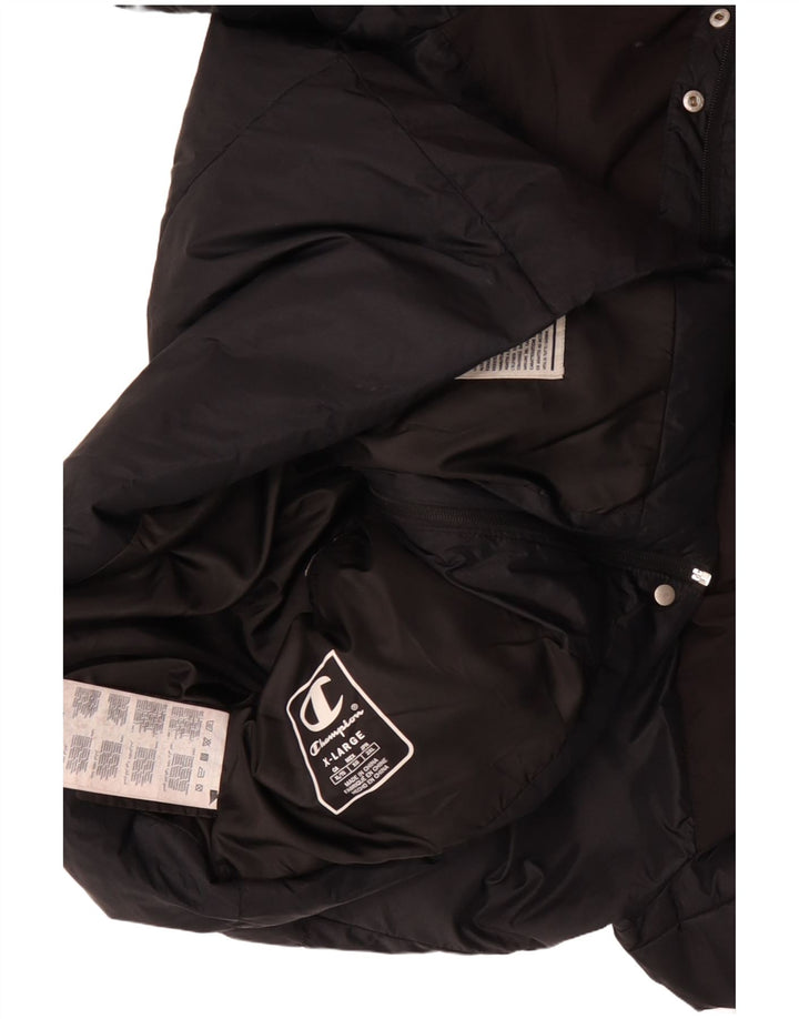 CHAMPION Γυναικείο μπουφάν με επένδυση UK 18 XL μαύρο χρώμα