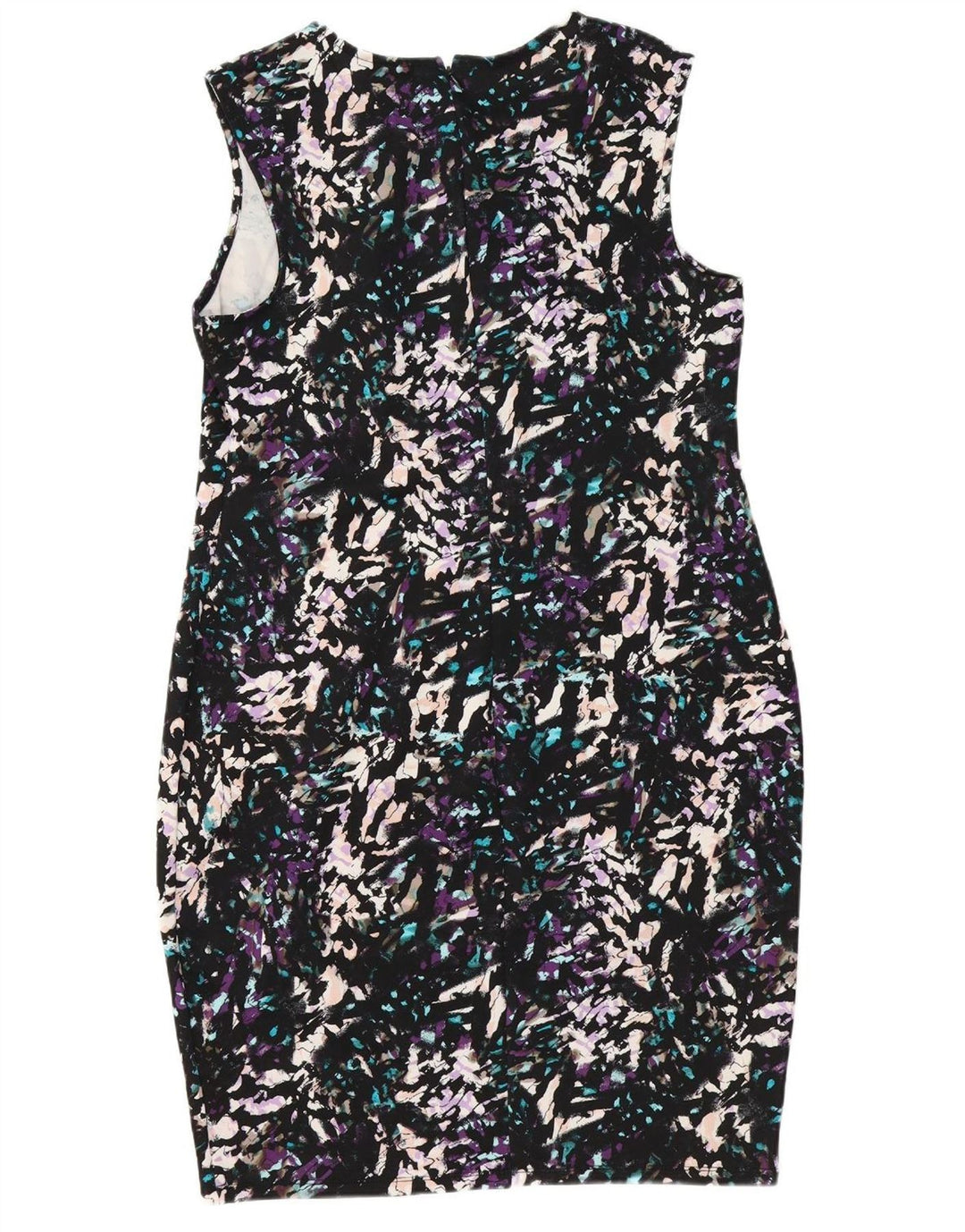 MOSSIMO Womens Abstract Pattern Sheath Dress UK 20 2XL Multicoloured