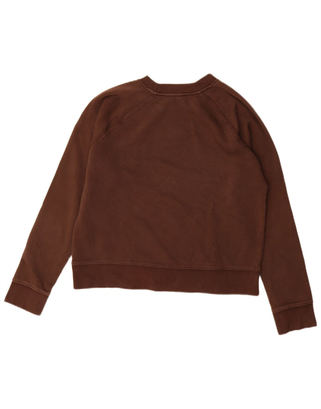 Zara Γυναικεία Φούτερ Jumper UK 14 Βαμβακερό μεσαίο καφέ