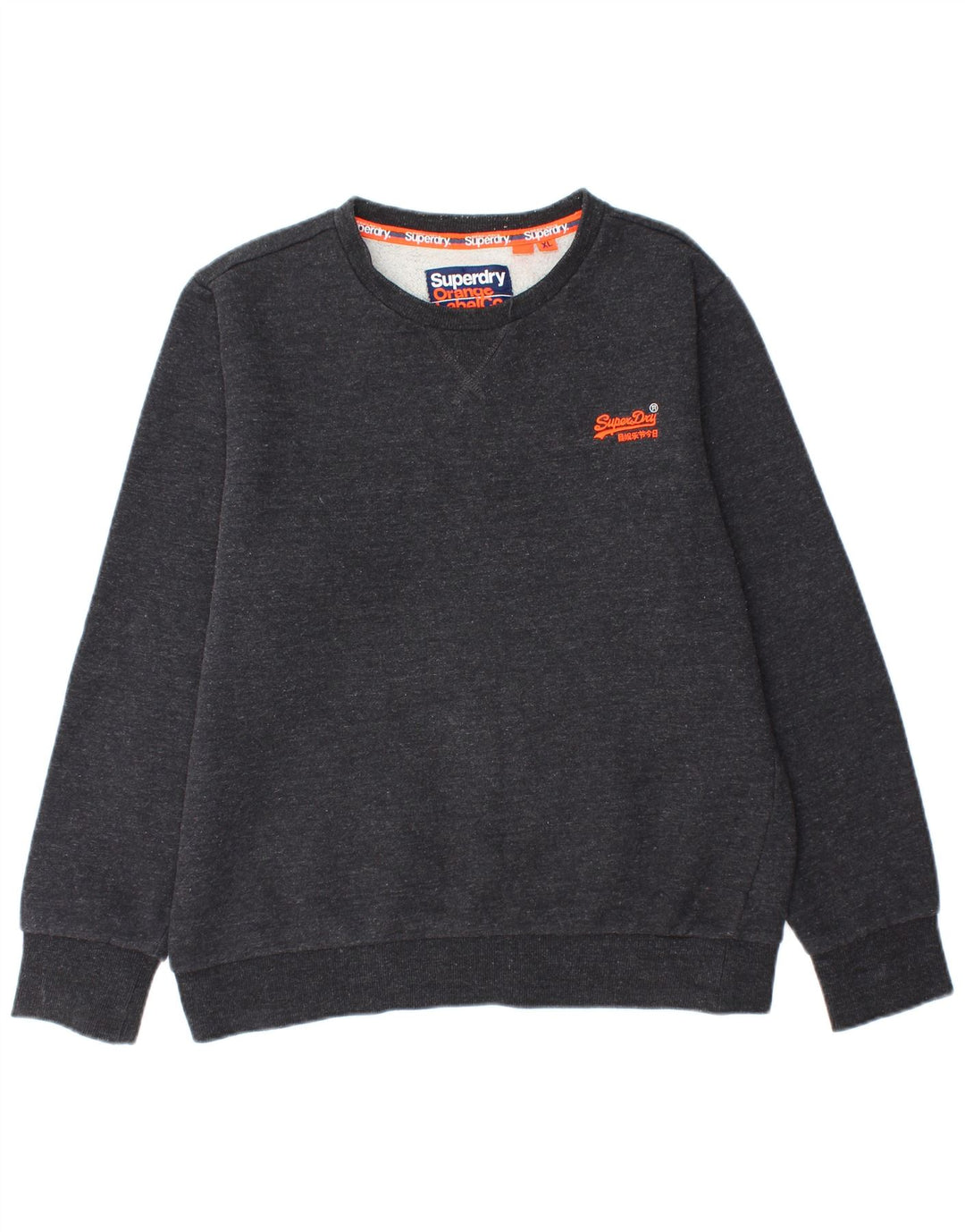 Ανδρικό φούτερ SUPERDRY Jumper XL Navy Blue Cotton