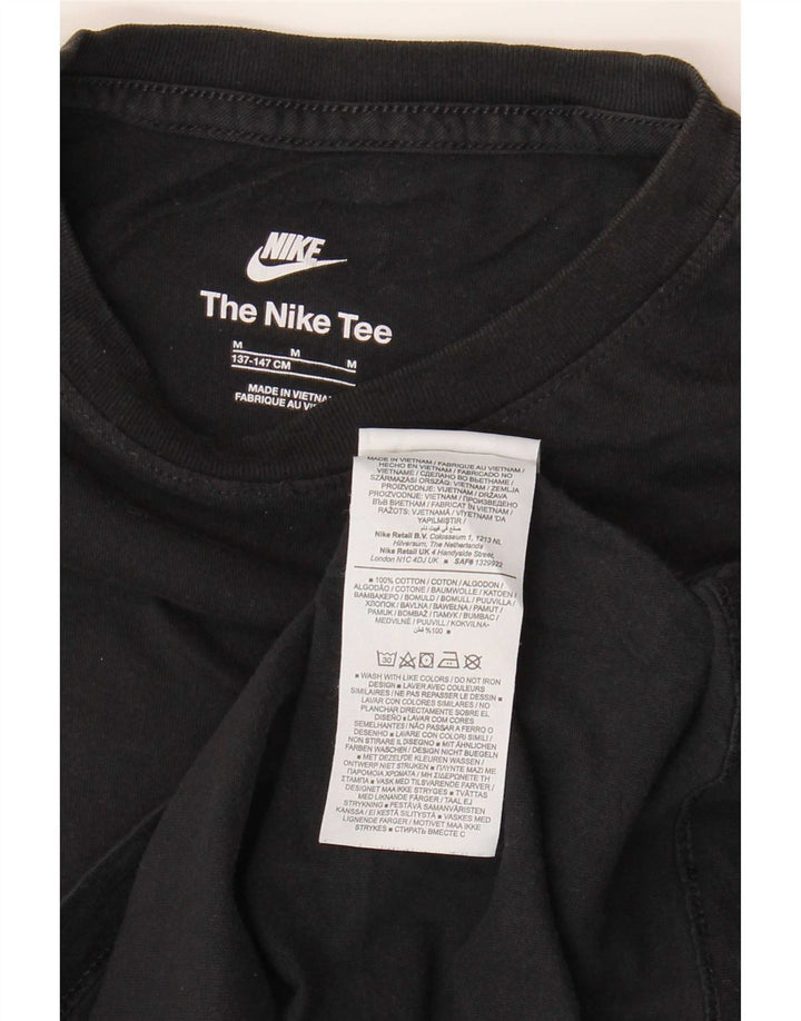 Μπλουζάκι Nike Boys T-shirt 10-11 ετών μεσαίο μαύρο βαμβακερό