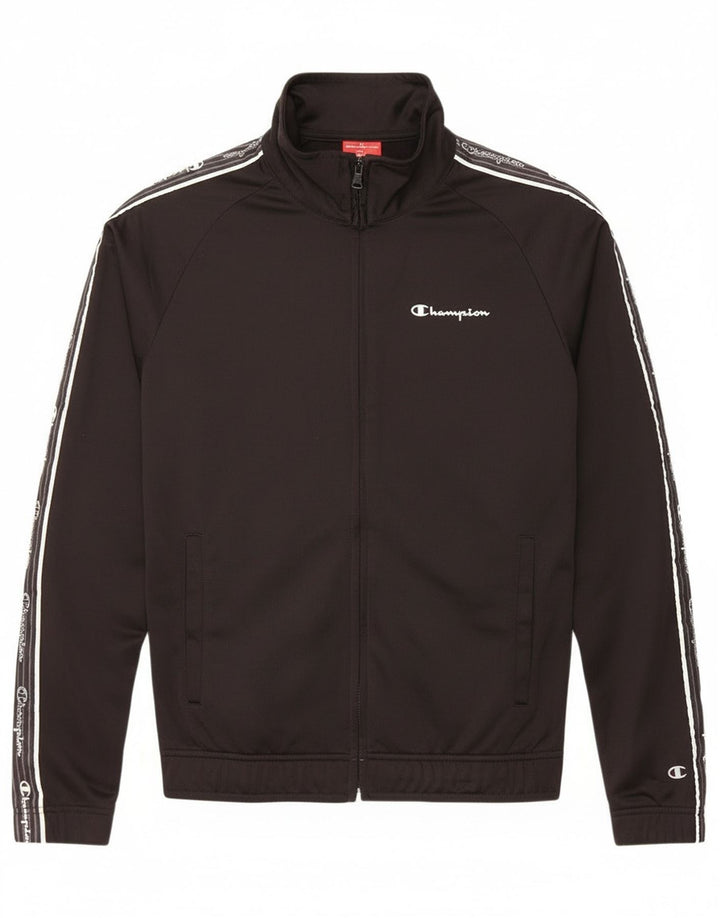 Ανδρική φόρμα Champion Graphic Top Jacket Small Black Polyester