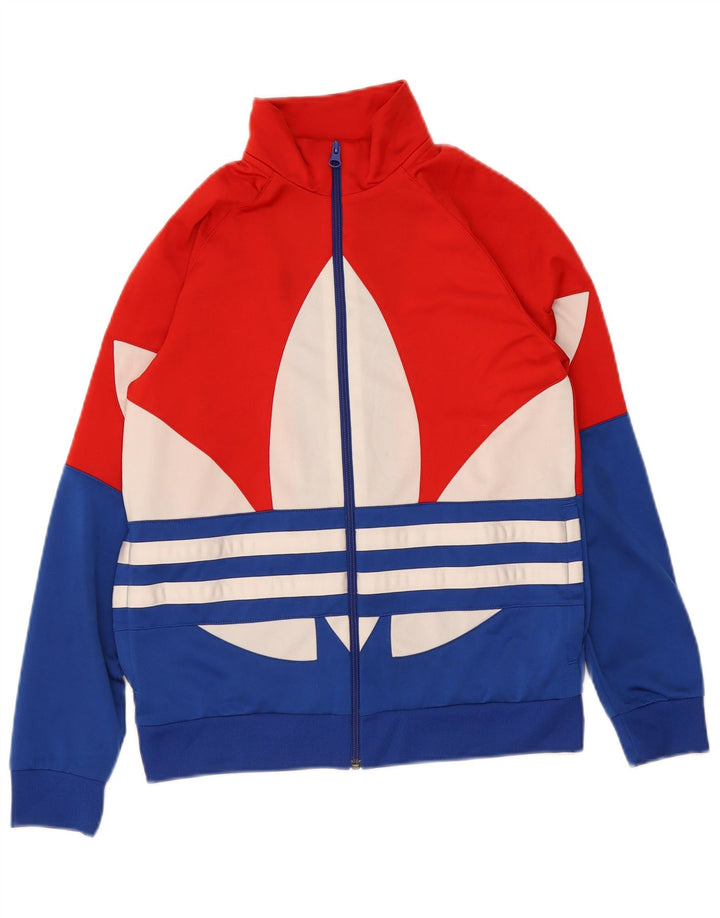 Adidas Boys αθλητική φόρμα τοπ μπουφάν 13-14 ετών Πολύχρωμο Colourblock