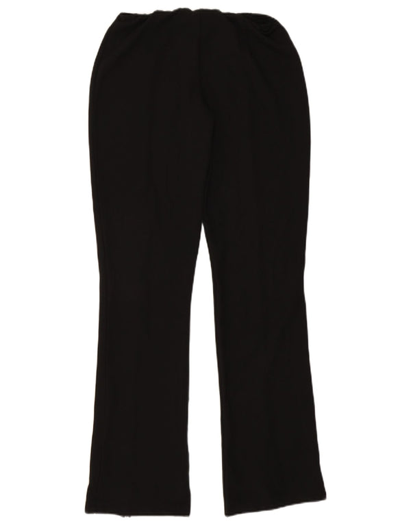 Topshop Γυναικεία Bootcut Casual Παντελόνια UK 10 Small W26 L32 Black Classic