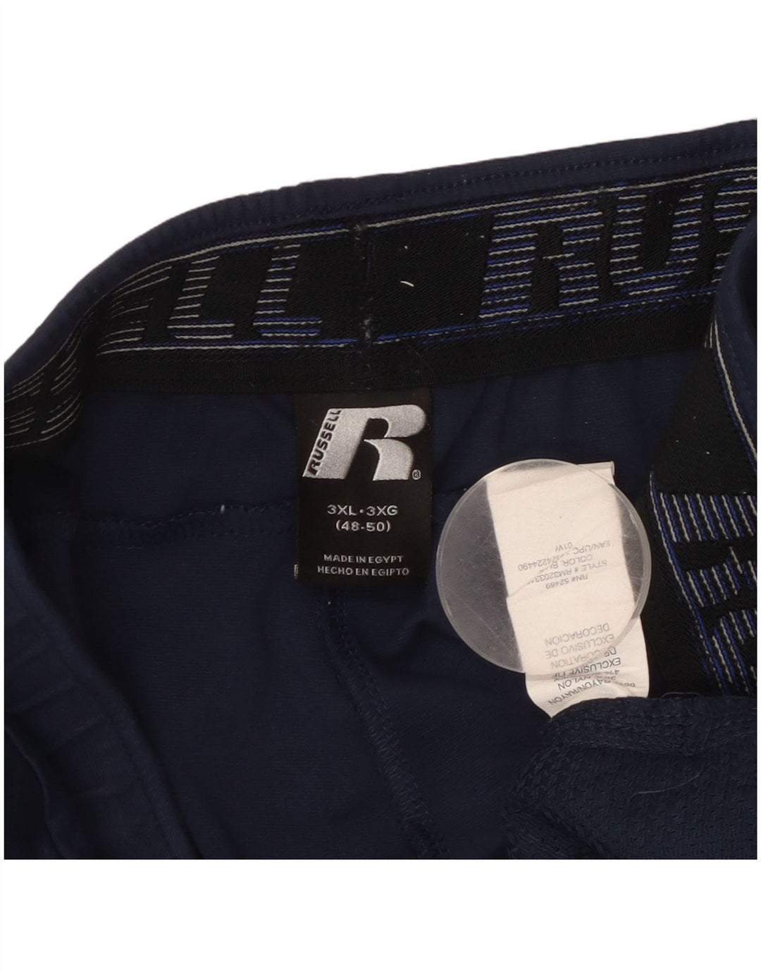 Ανδρική αθλητική φόρμα Russell 3XL Navy Blue Rayon