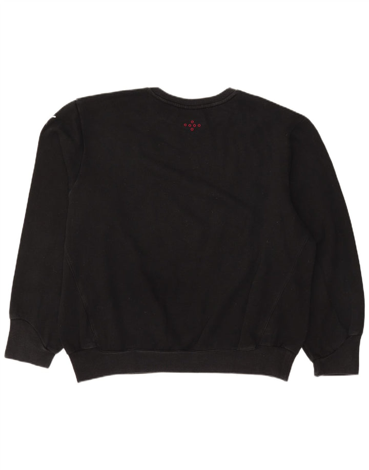 Ανδρικό γραφικό φούτερ PUMA Jumper μεγάλο μαύρο βαμβακερό