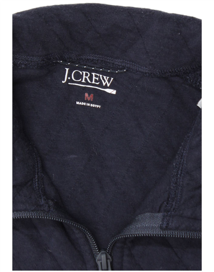 J. Ανδρικό φούτερ με φερμουάρ J. Crew Jumper από μεσαίο μπλε βαμβακερό