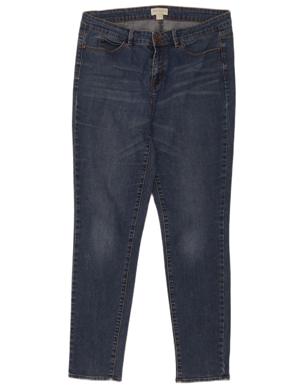 Monsoon Γυναικεία Skinny Jeans UK 14 Large W32 L30 Blue Cotton