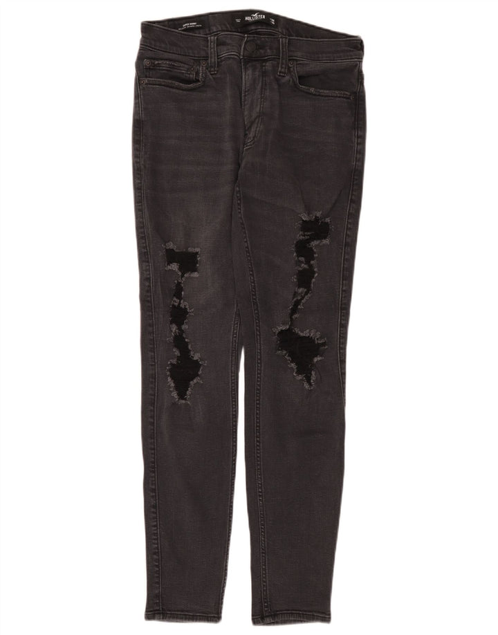 Ανδρικό τζιν Hollister Distressed Slim W30 L30 Γκρι βαμβακερό