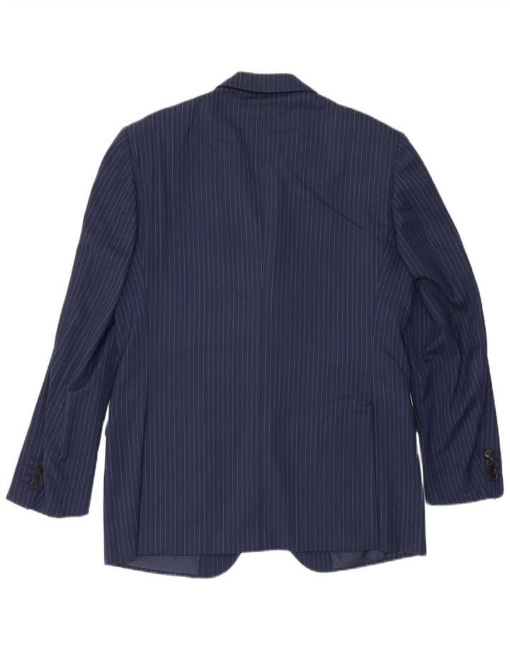 Pal Zileri Ανδρικό σακάκι με 3 κουμπιά σακάκι IT 50 Large Navy Blue Pinstripe