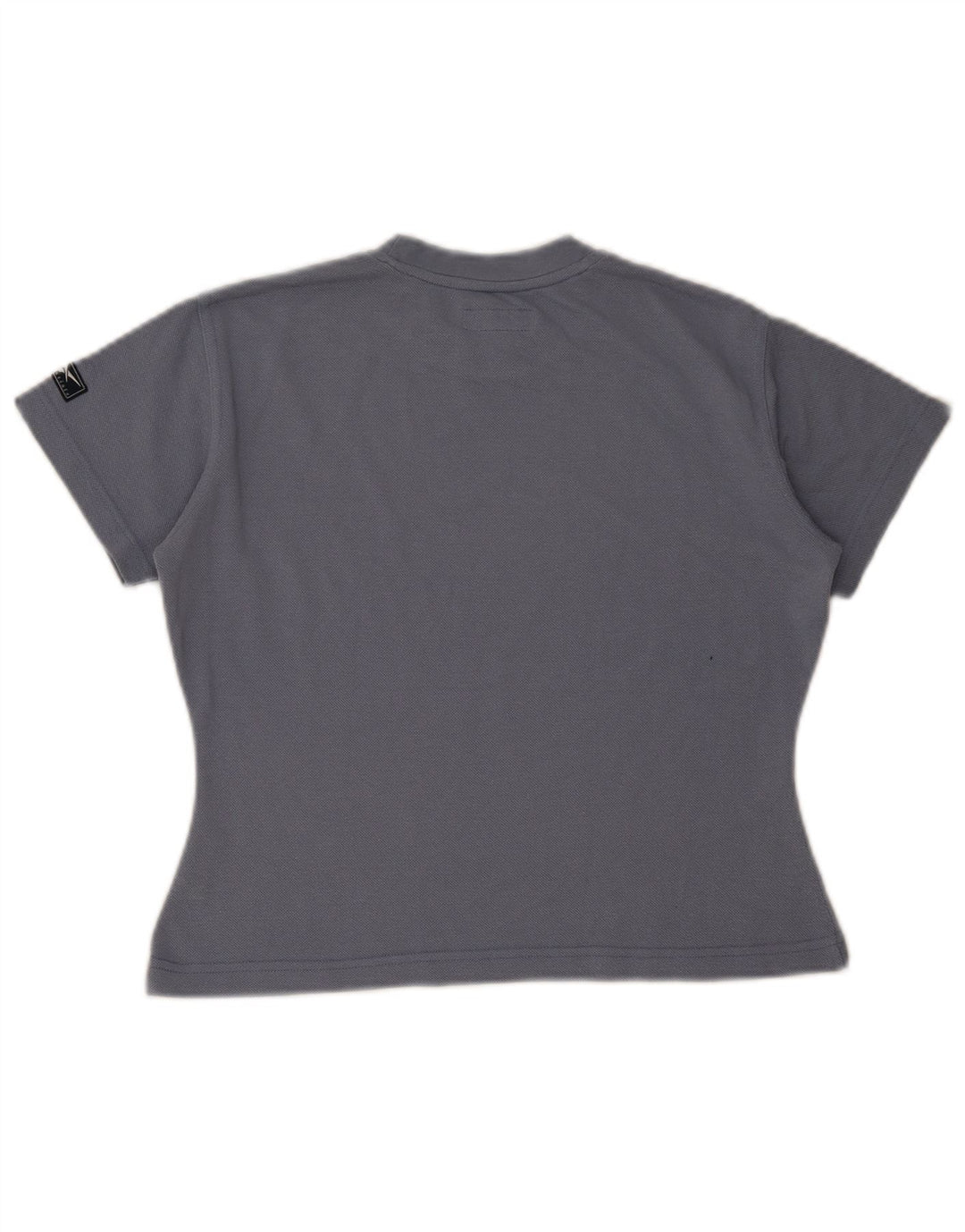 Reebok Γυναικείο T-Shirt Crop Top UK 10 Small Grey