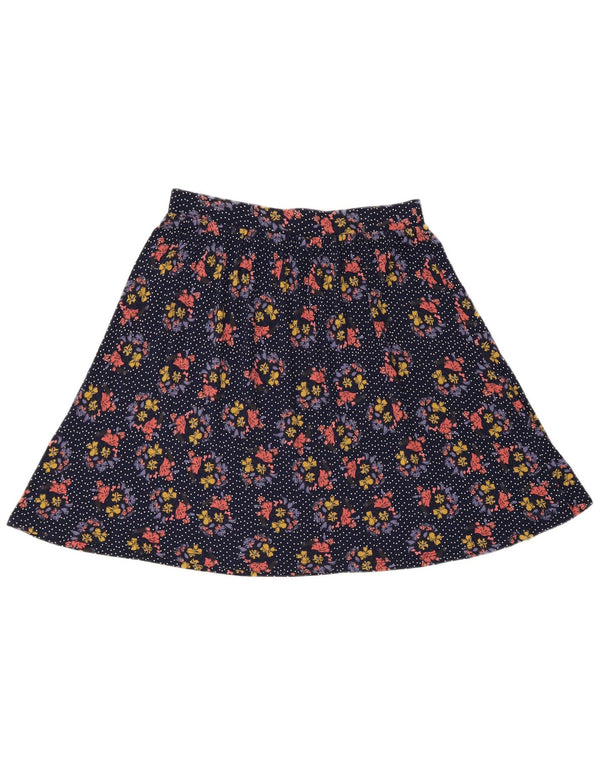 Fat Face Γυναικεία φούστα σε γραμμή Α UK 12 Medium W30 πολύχρωμη φλοράλ βισκόζη