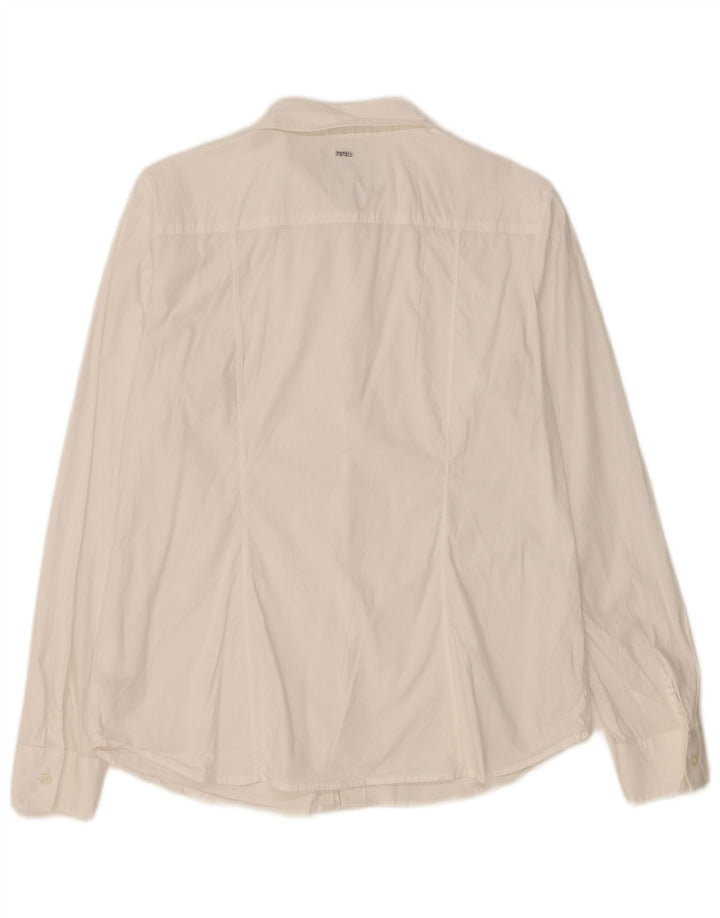G-STAR Womens Shirt UK 16 Large White Cotton