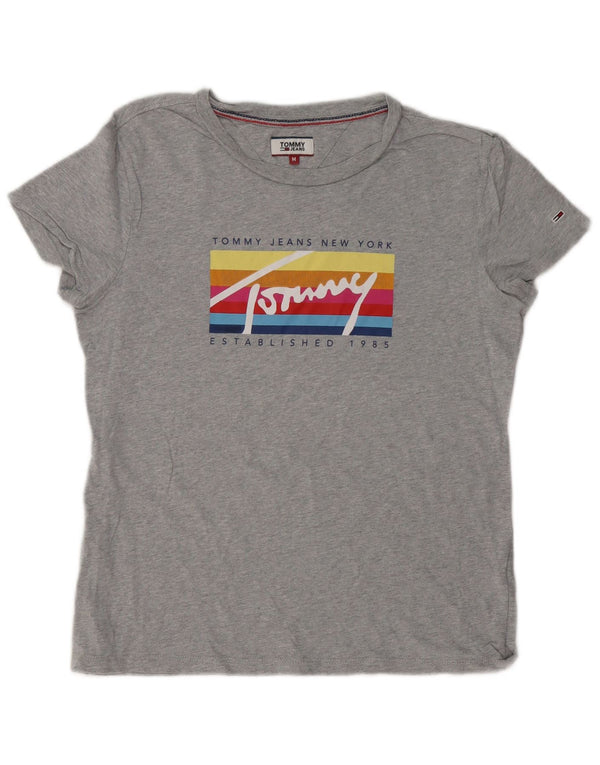 Γυναικείο γραφικό μπλουζάκι Tommy Hilfiger Top UK 14 Medium Grey