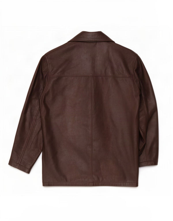Vintage Ανδρικό Δερμάτινο Μπουφάν UK 42 XL Καφέ