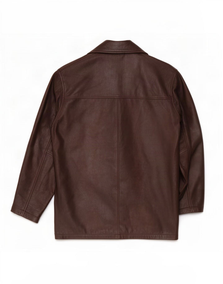 Vintage Ανδρικό Δερμάτινο Μπουφάν UK 42 XL Καφέ