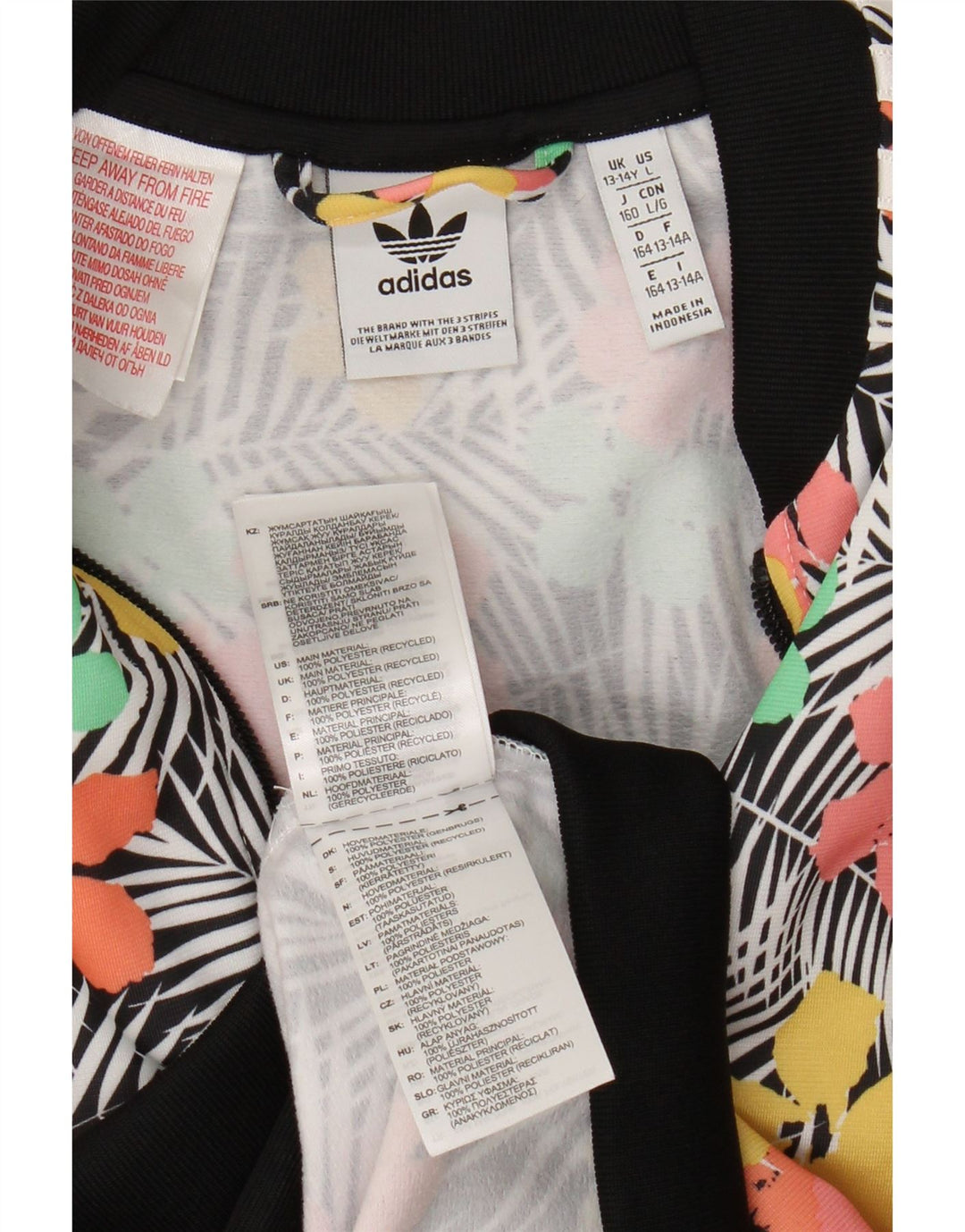 Adidas Κοριτσίστικες φόρμες Top Jacket 13-14 ετών Πολύχρωμο Floral