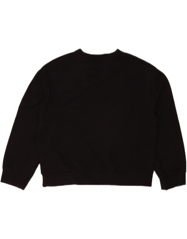 Zara Γυναικεία φούτερ μεγάλου μεγέθους Jumper UK 10 Small Black