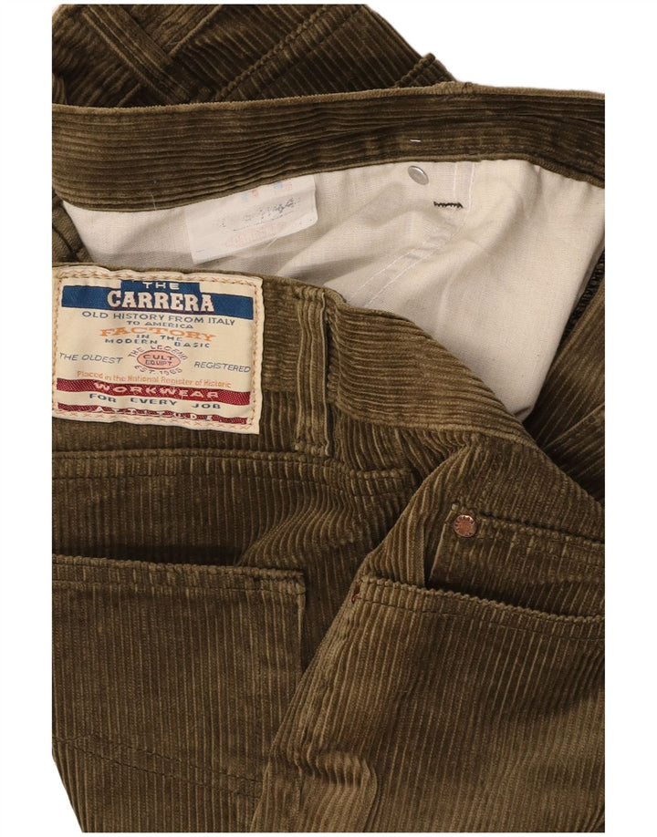 Ανδρικό ίσιο κοτλέ παντελόνι CARRERA W44 L30 Πράσινο