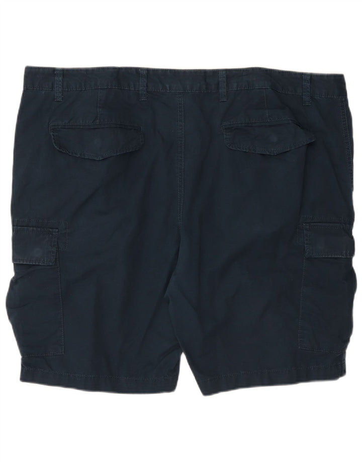 Ανδρικό σορτς Cargo Marks & Spencer W44 2XL Navy Blue Cotton
