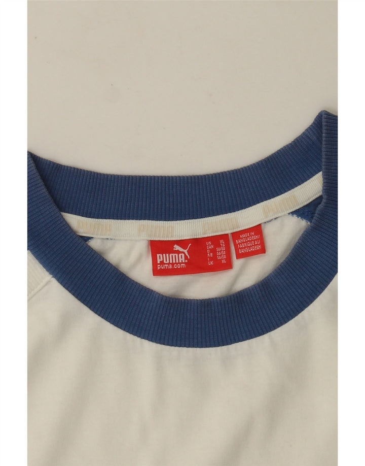 Ανδρικό γραφικό γιλέκο PUMA Top XL White Colourblock