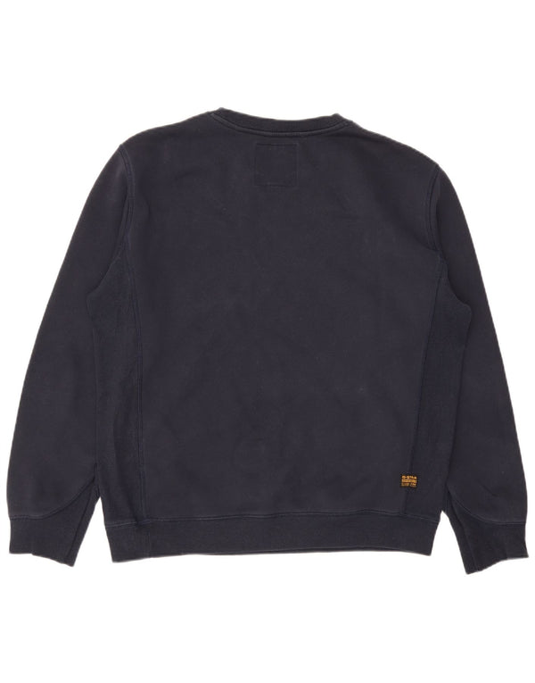 Ανδρική φούτερ G-Star Jumper Large Navy Blue από βαμβάκι