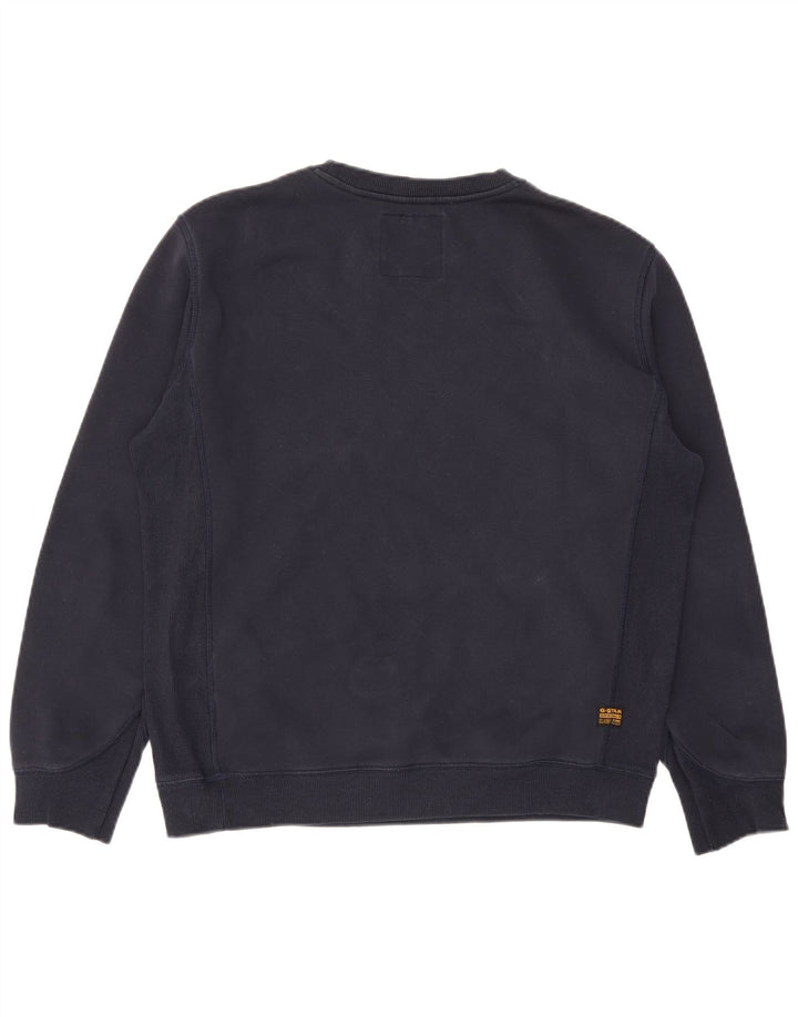 Ανδρική φούτερ G-Star Jumper Large Navy Blue από βαμβάκι