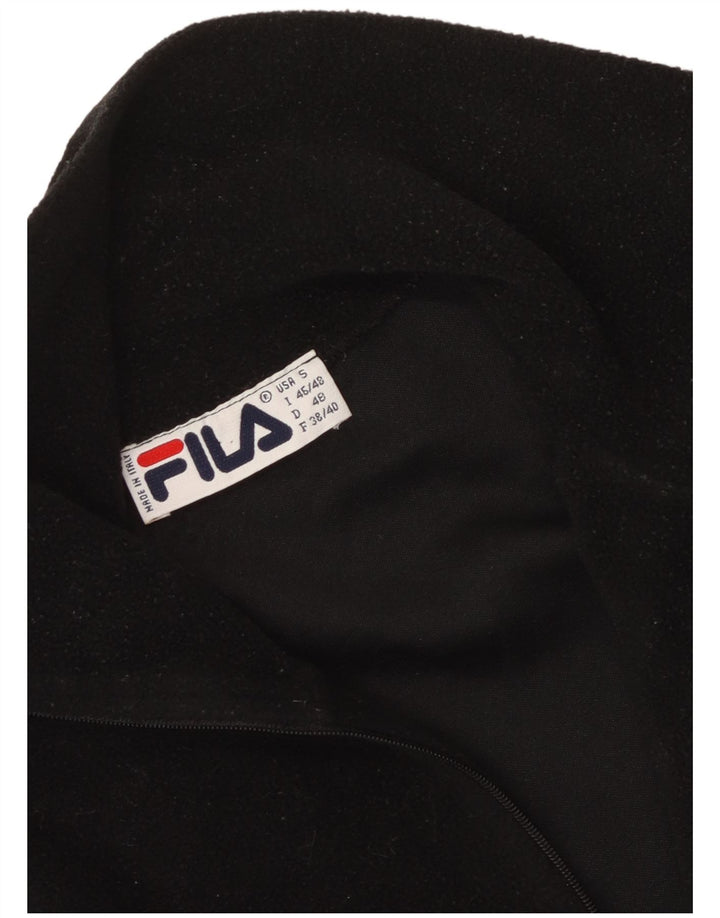 Fila Γυναικείο φερμουάρ Fleece Jumper UK 10 Small Black