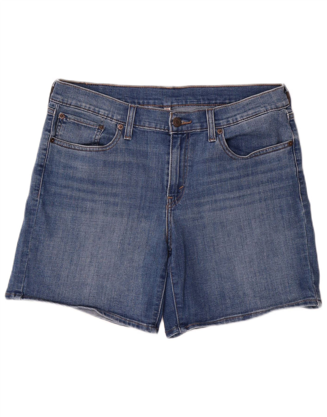 Γυναικείο τζιν σορτς Levi's W30 μεσαίο μπλε βαμβακερό